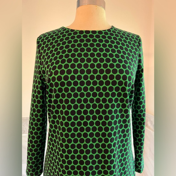 Michael Kors Green Navy Jersey Ponte Dress - Picture 2 of 9